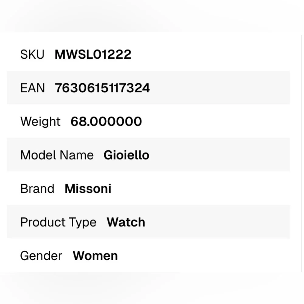 Missoni Gioiello scarf interlinked watch - Picture 11 of 14